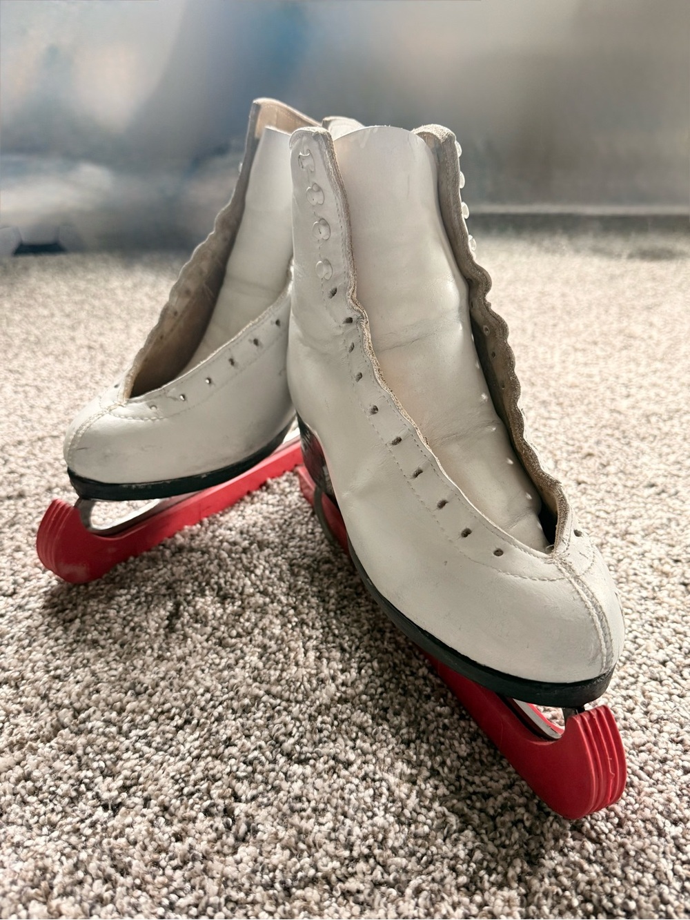 Vintage Harlick Custom Figure Skates w/ Elite MK Gold Star Blades – Women's 5.5